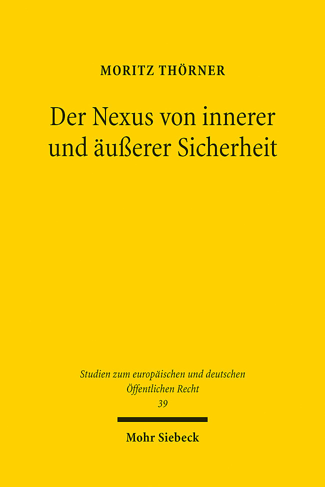 Der Nexus von innerer und äußerer Sicherheit main product photo