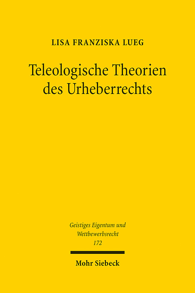Teleologische Theorien des Urheberrechts main product photo
