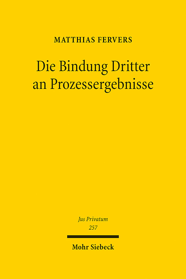 Die Bindung Dritter an Prozessergebnisse main product photo