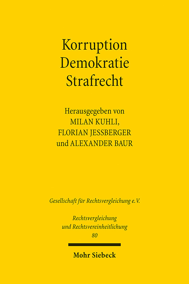 Korruption - Demokratie - Strafrecht main product photo