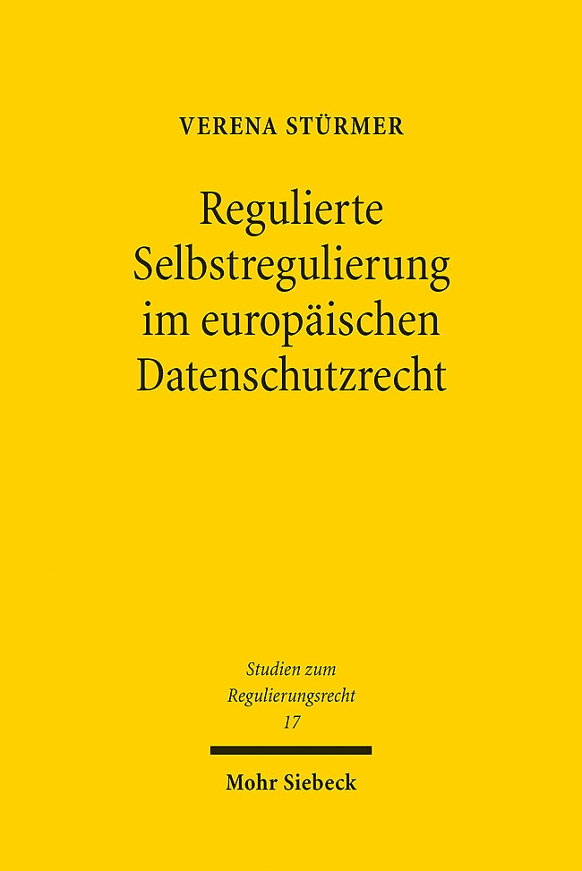 Regulierte Selbstregulierung im europäischen Datenschutzrecht main product photo