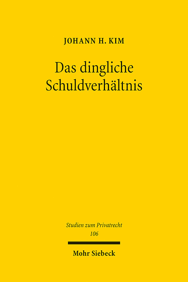 Das dingliche Schuldverhältnis main product photo