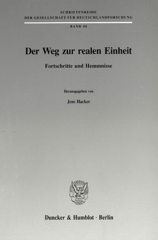 Der Weg zur realen Einheit. main product photo