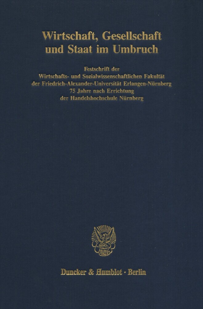 Wirtschaft, Gesellschaft und Staat im Umbruch. main product photo