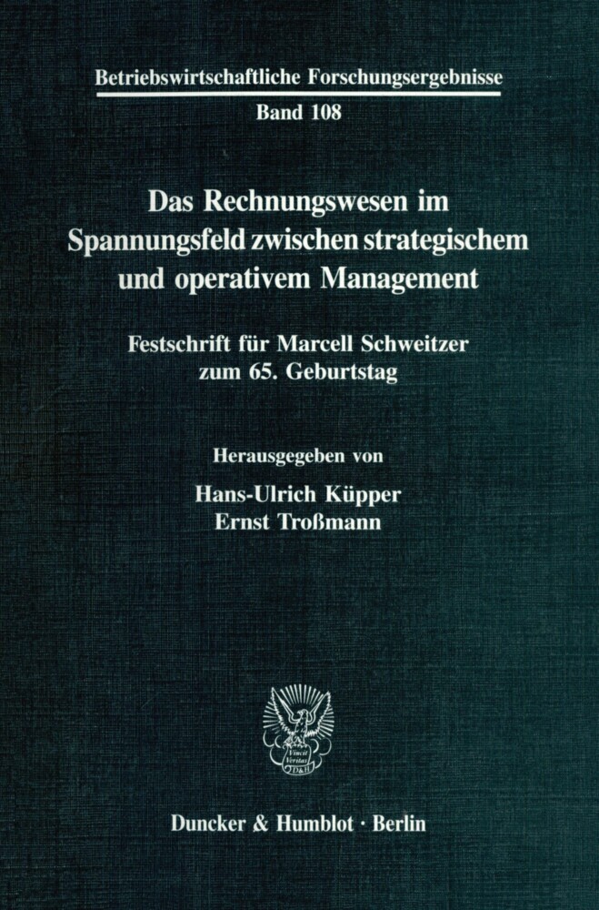 Das Rechnungswesen im Spannungsfeld zwischen strategischem und operativem Management. main product photo