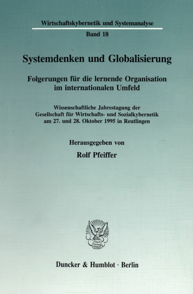 Systemdenken und Globalisierung. main product photo