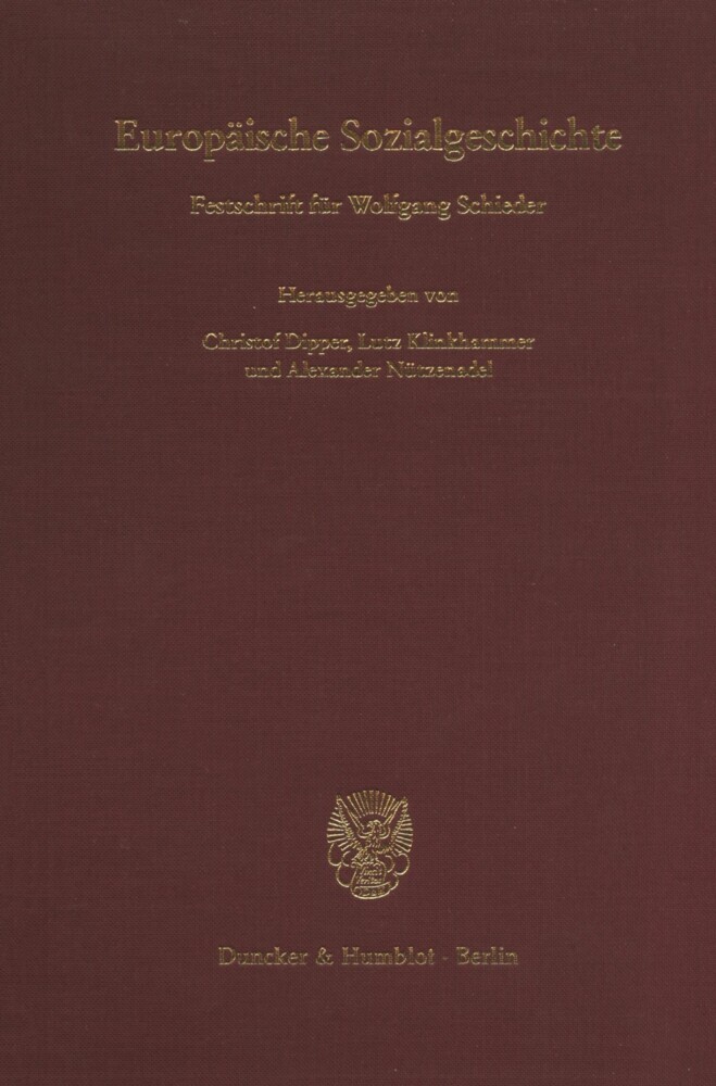 Europäische Sozialgeschichte. main product photo