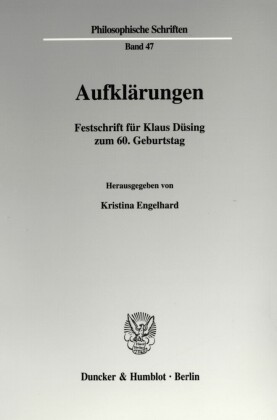 Aufklärungen.