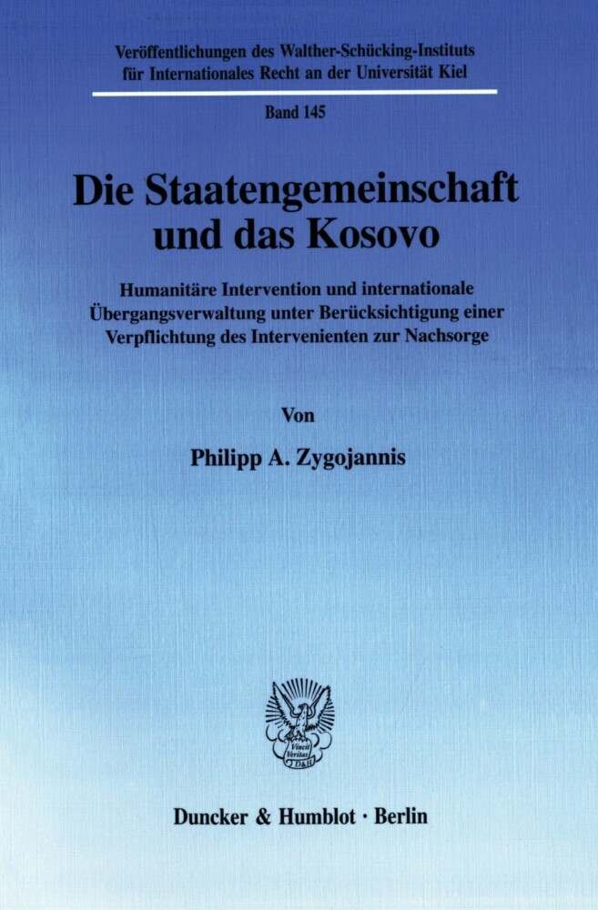 Die Staatengemeinschaft und das Kosovo. main product photo
