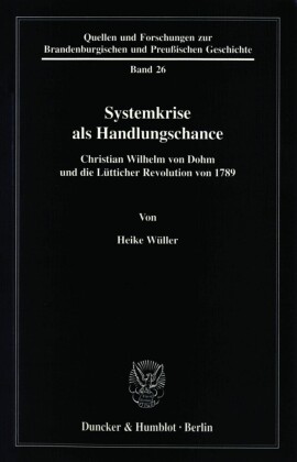 Systemkrise als Handlungschance.