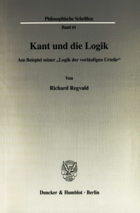 Kant und die Logik.