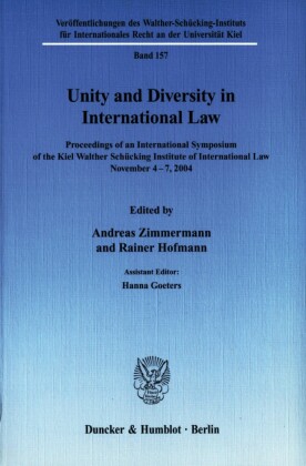 Unity and Diversity in International Law.
