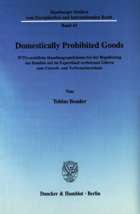 Domestically Prohibited Goods.