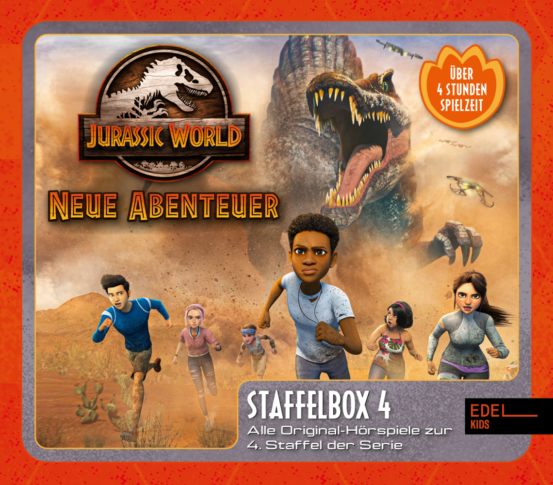 Jurassic World - Neue Abenteuer. Staffel.4, 3 Audio-CD main product photo