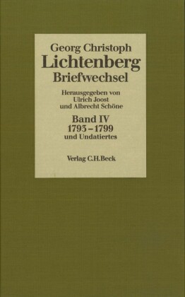 Lichtenberg Briefwechsel  Bd. 4: 1793-1799