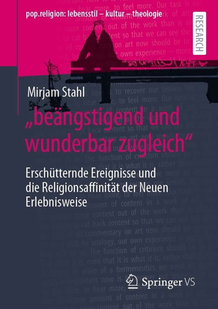 'beängstigend und wunderbar zugleich' main product photo