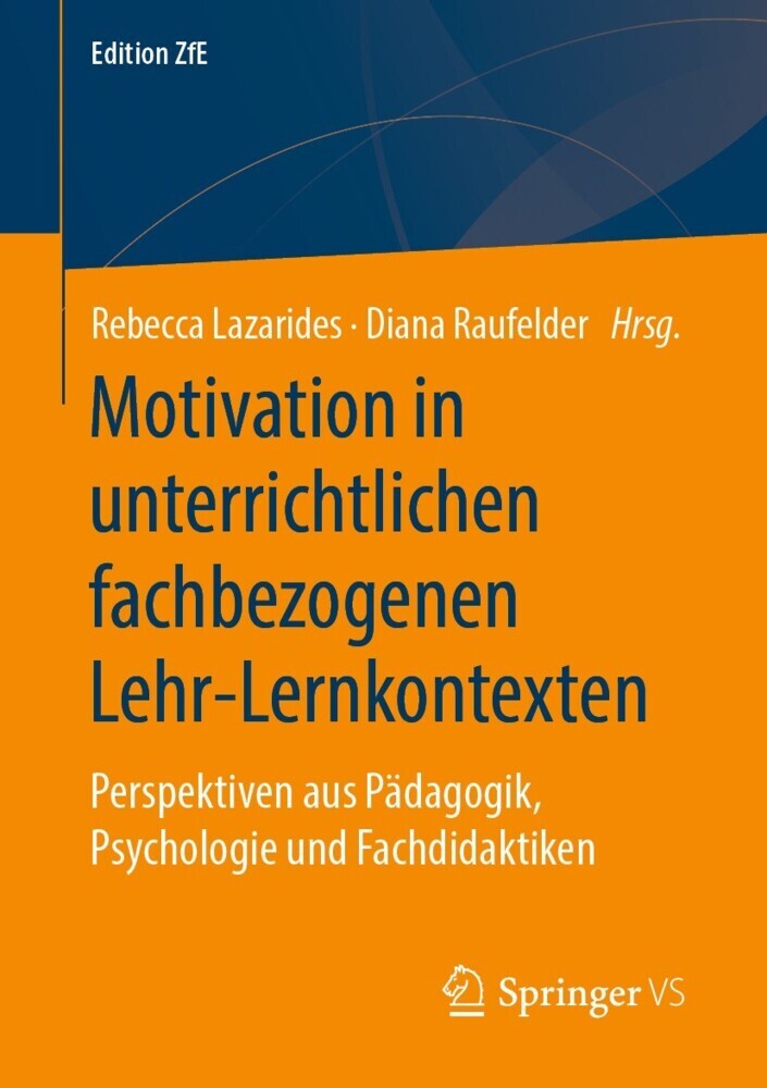 Motivation in unterrichtlichen fachbezogenen Lehr-Lernkontexten main product photo