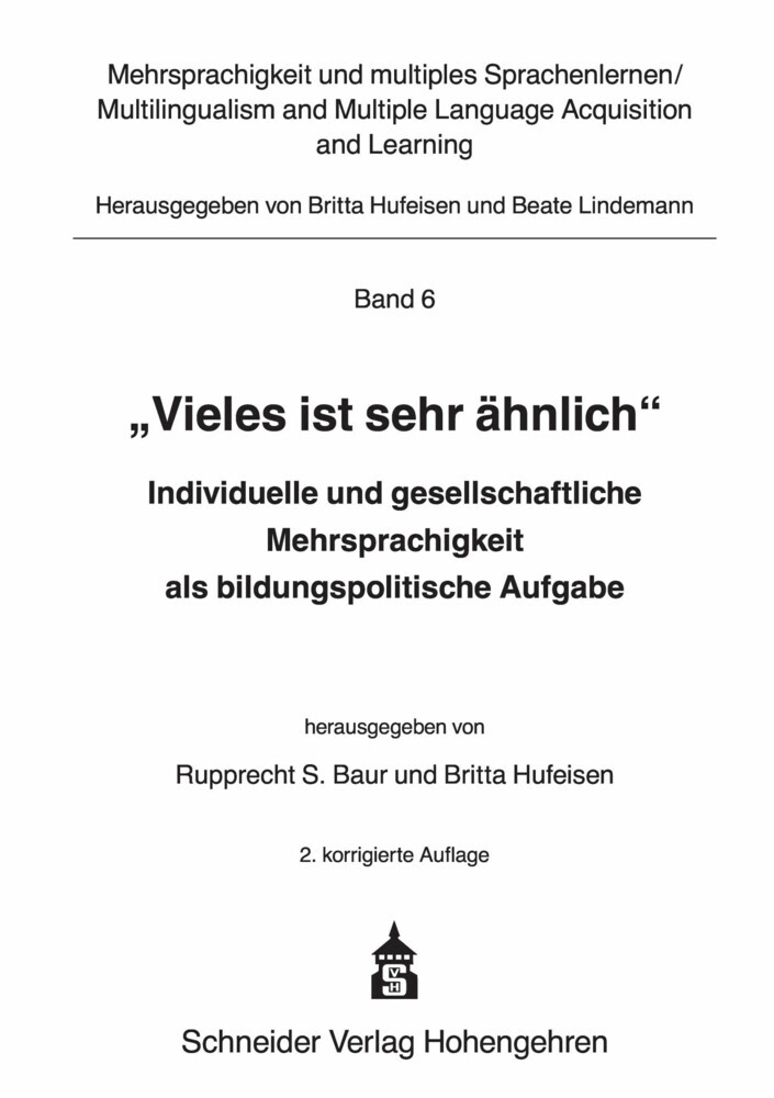 'Vieles ist sehr ähnlich' main product photo