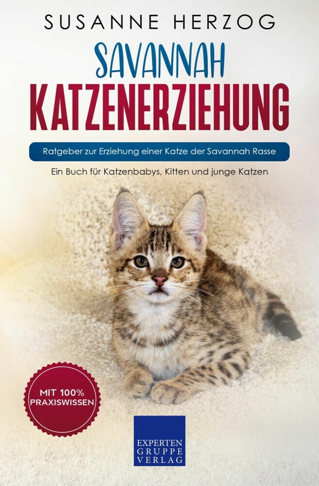 Savannah Katzenerziehung - Ratgeber zur Erziehung einer Katze der Savannah Rasse main product photo