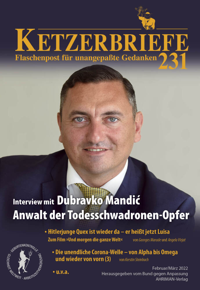 Interview mit Dubravko Mandic, dem Anwalt der Todesschwadronen-Opfer main product photo
