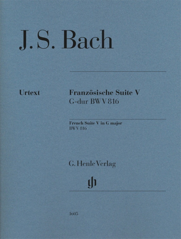 Johann Sebastian Bach - Französische Suite V G-dur BWV 816 main product photo