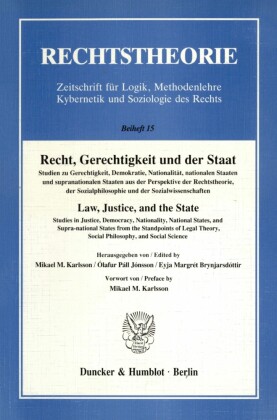 Recht, Gerechtigkeit und der Staat.