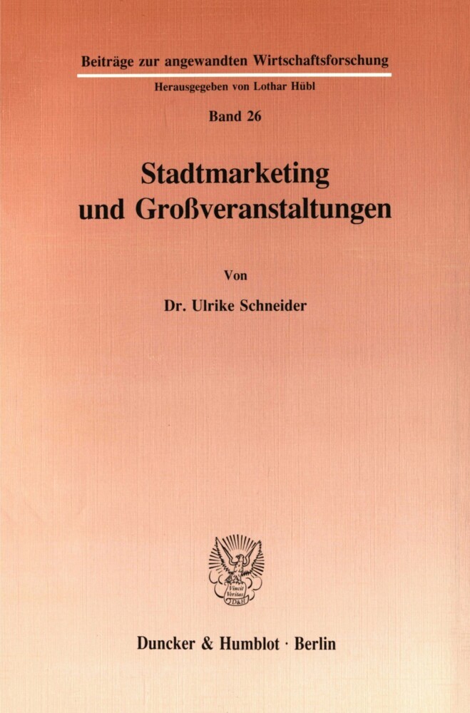 Stadtmarketing und Großveranstaltungen. main product photo