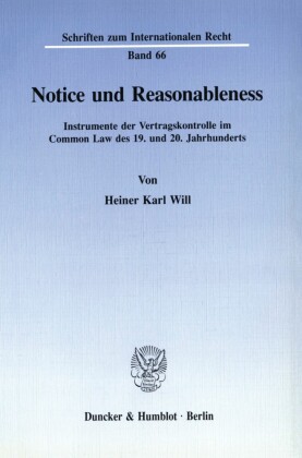 Notice and Reasonableness.