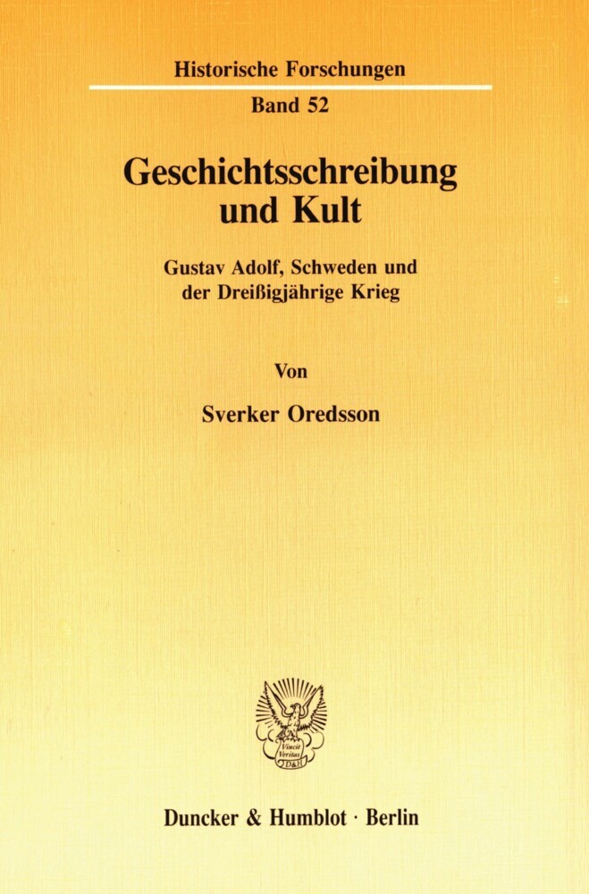 Geschichtsschreibung und Kult. main product photo