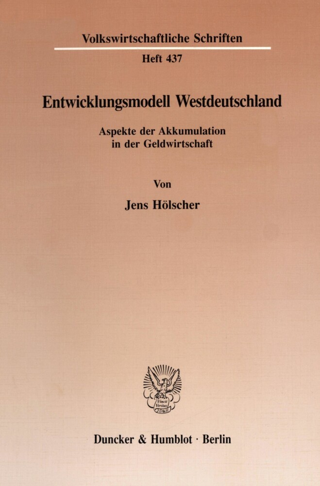 Entwicklungsmodell Westdeutschland. main product photo