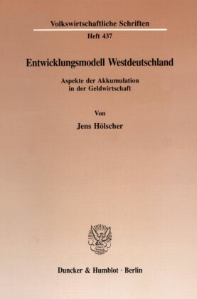 Entwicklungsmodell Westdeutschland.