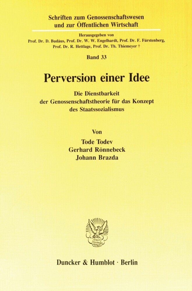 Perversion einer Idee. main product photo