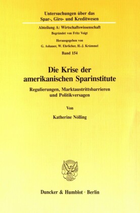 Die Krise der amerikanischen Sparinstitute.