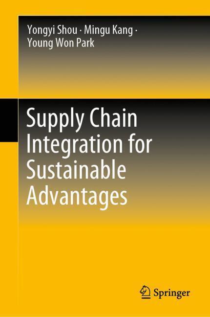 Supply Chain Integration for Sustainable Advantages main product photo