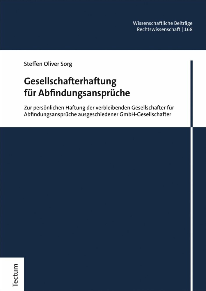 Gesellschafterhaftung für Abfindungsansprüche main product photo