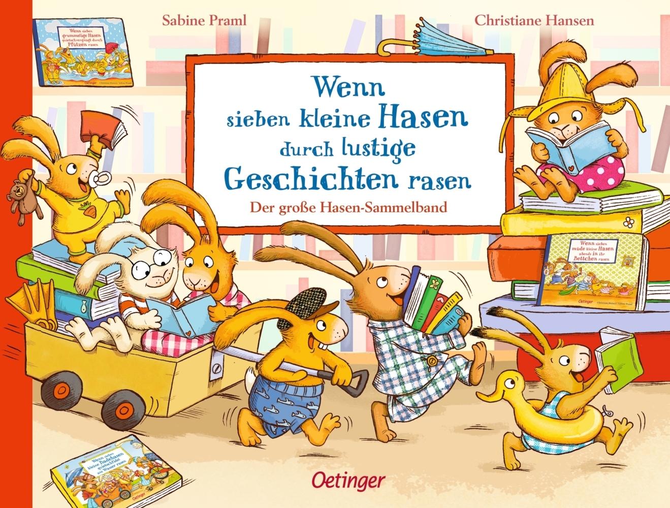 Wenn sieben kleine Hasen durch lustige Geschichten rasen main product photo
