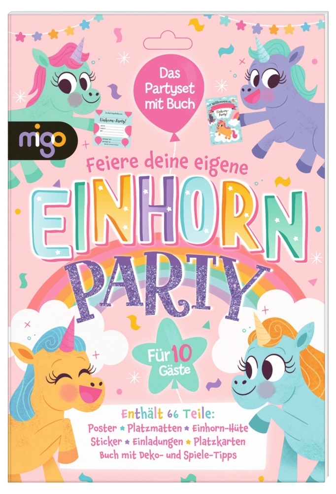 Feiere deine eigene Einhorn-Party main product photo