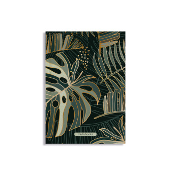 Jana Notizbuch A5 "Jungle" (blanko, farbig)