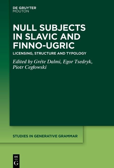 Null Subjects in Slavic and Finno-Ugric main product photo