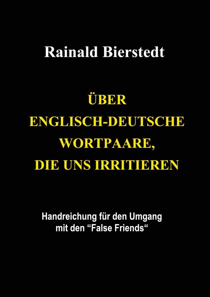 Über englisch-deutsche Wortpaare, die uns irritieren main product photo