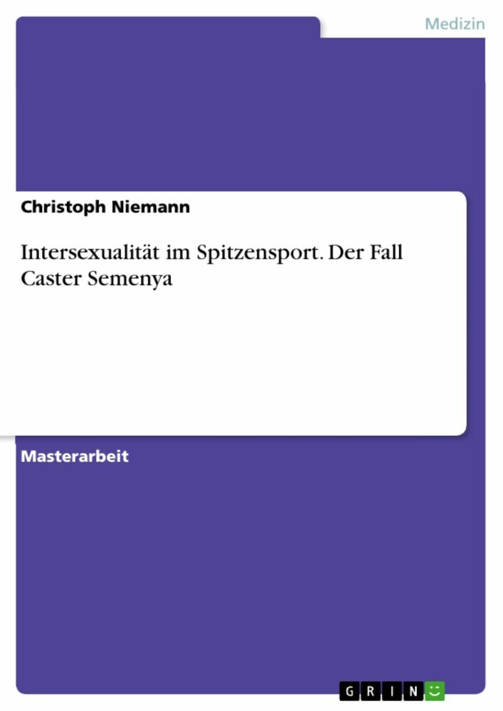 Intersexualität im Spitzensport. Der Fall Caster Semenya main product photo