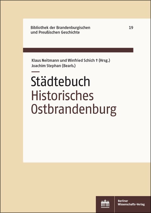 Städtebuch Historisches Ostbrandenburg main product photo