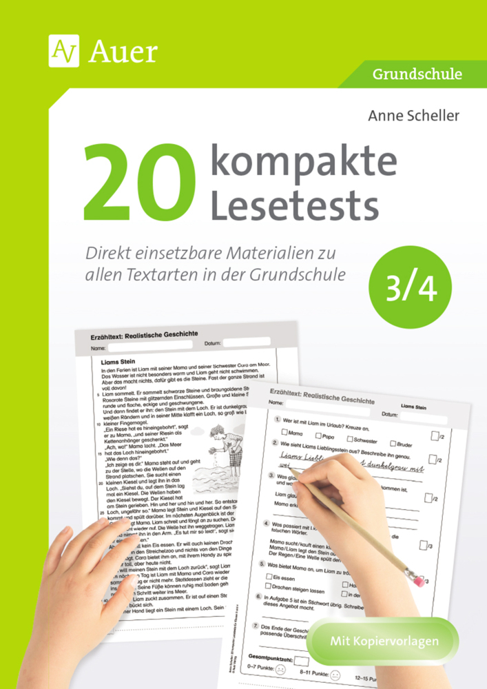 20 kompakte Lesetests für Klasse 3/4 main product photo