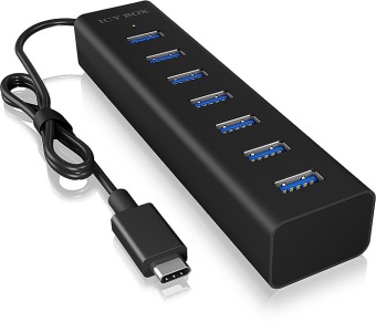 RAIDSONIC Type-C  zu 7 Port USB 3.0 Hub