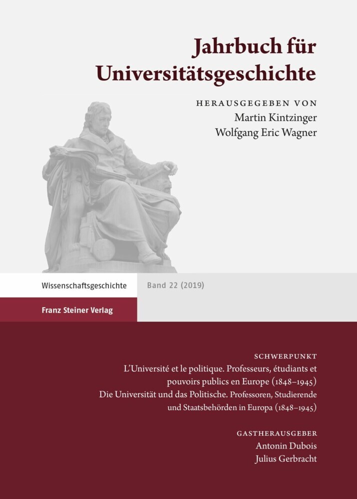 Jahrbuch für Universitätsgeschichte 22 (2019) main product photo