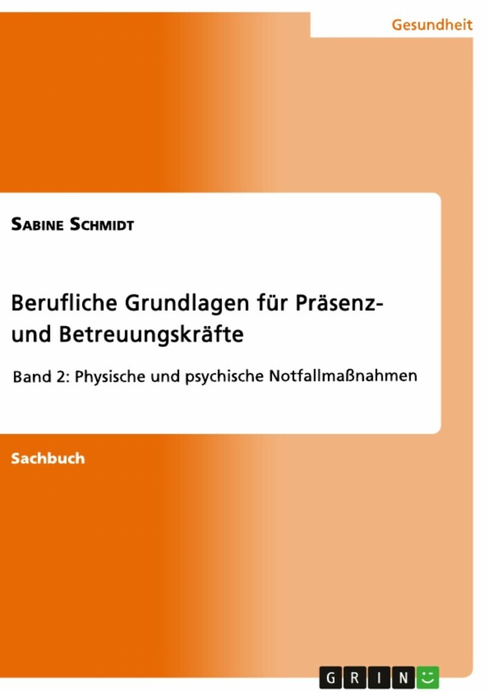 Berufliche Grundlagen für Präsenz- und Betreuungskräfte main product photo
