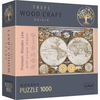 Land- und Wasserkarte der ganzen Erde von 1630 (Holzpuzzle)
