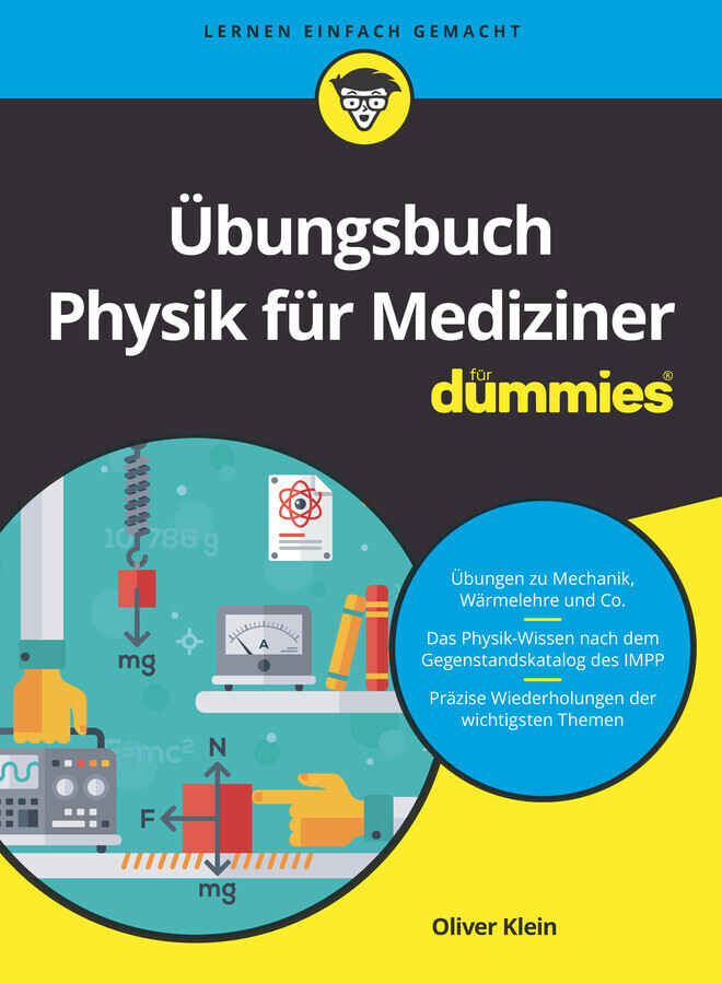 Übungsbuch Physik für Mediziner für Dummies main product photo