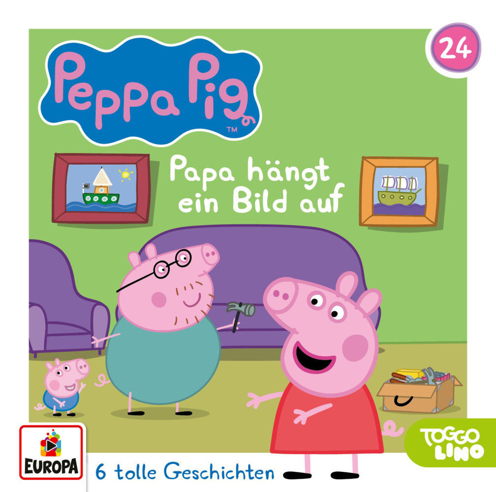 Peppa Pig Hörspiele - Papa hängt ein Bild auf, 1 Audio-CD main product photo