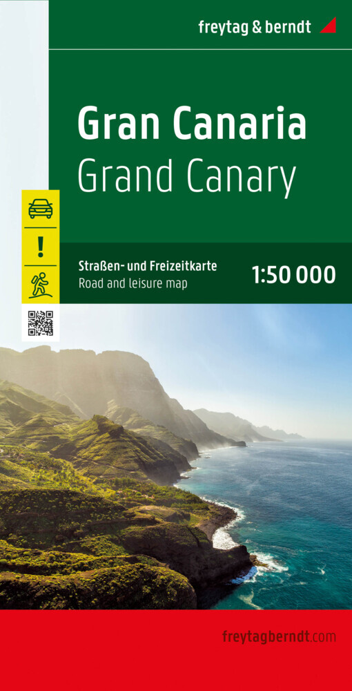 Gran Canaria, Straßen- und Freizeitkarte 1:50.000, freytag & berndt main product photo